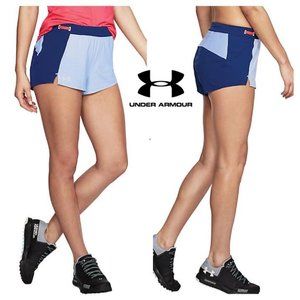 NWT $70 UNDER ARMOUR Women UA Atmos ArmourVen Running Shorts w lots of pockets